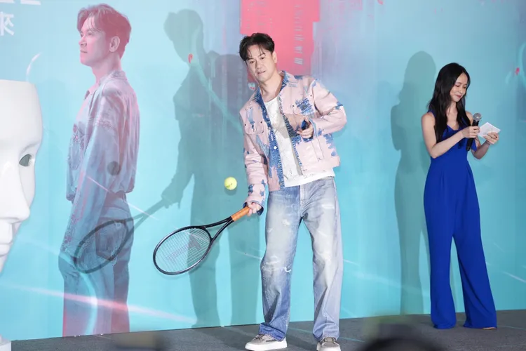 李聖傑也是周董球友，絕口不提真實戰績。彭欣偉攝