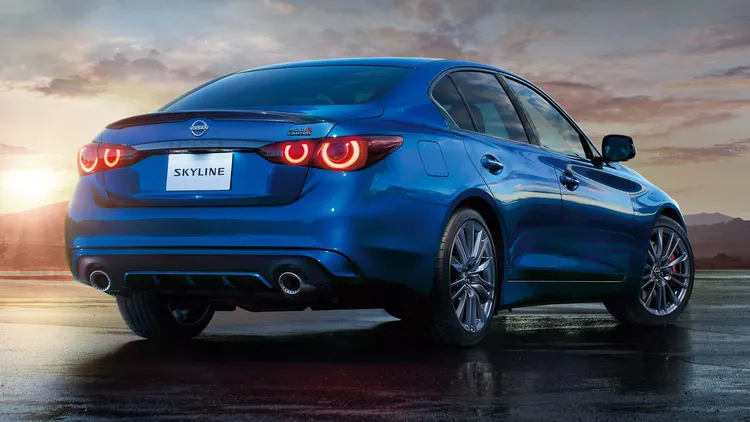 新世代Nissan Skyline将采全新后驱平台开发,延续经典运动房车血统,预计2027年前后正式亮相。原厂照片
