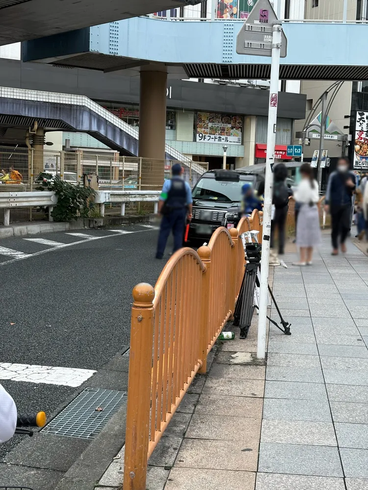 疑似肇事逃逸的計程車。翻攝自X