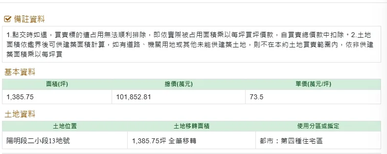 实价登录内容