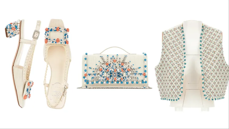 創意總監將Belle Vivier 60系列的相同設計也運用於手袋與配飾系列。品牌提供