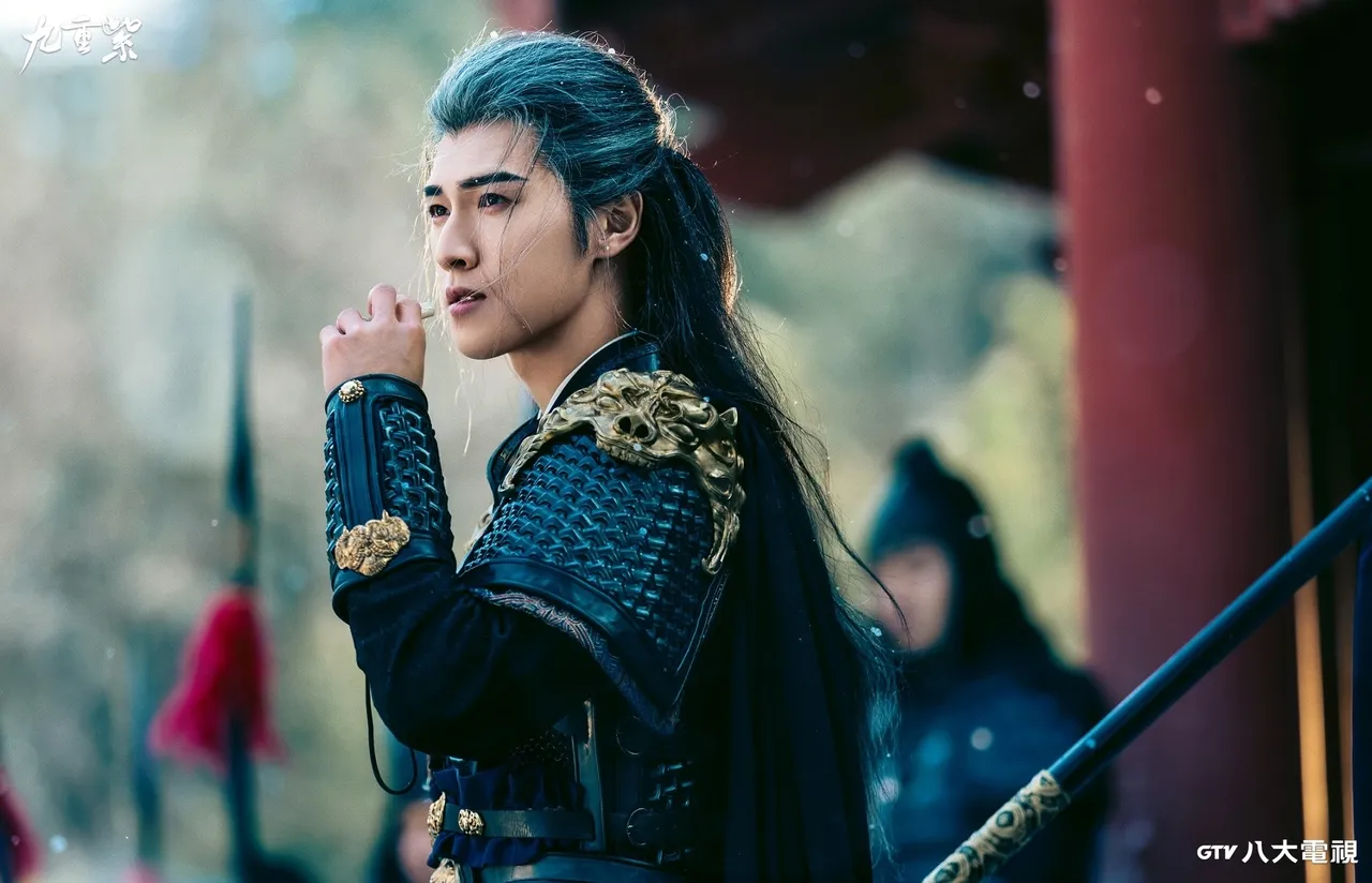 李昀锐在《九重紫》饰演英勇善战的武将。八大提供