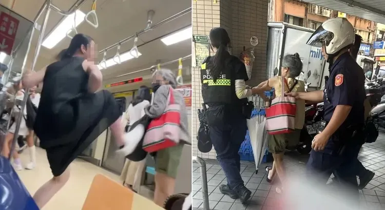台大高材生踹飛老婦成焦點。翻攝Threads