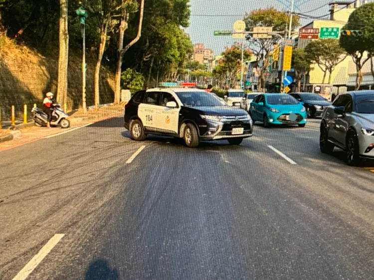 車禍現場。龜山警分局提供