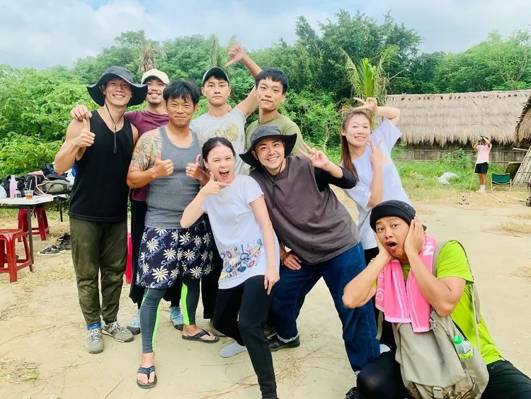 賴銘偉因電影與顏正國成為好友。翻攝賴銘偉臉書