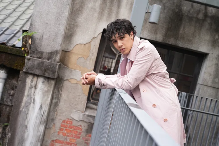 納曜第一次演電影難免緊張。彭欣偉攝