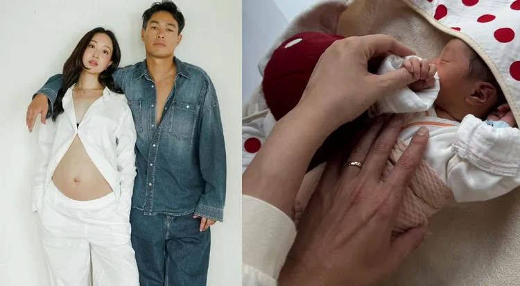 楊祐寧與愛妻Melinda喜迎3寶出生。翻攝Melinda IG