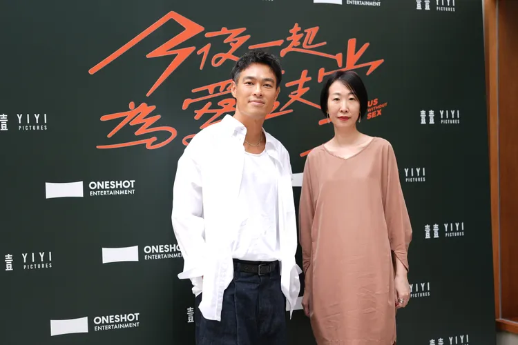 楊祐寧（左）和黃郁茹一起受訪。彭欣偉攝