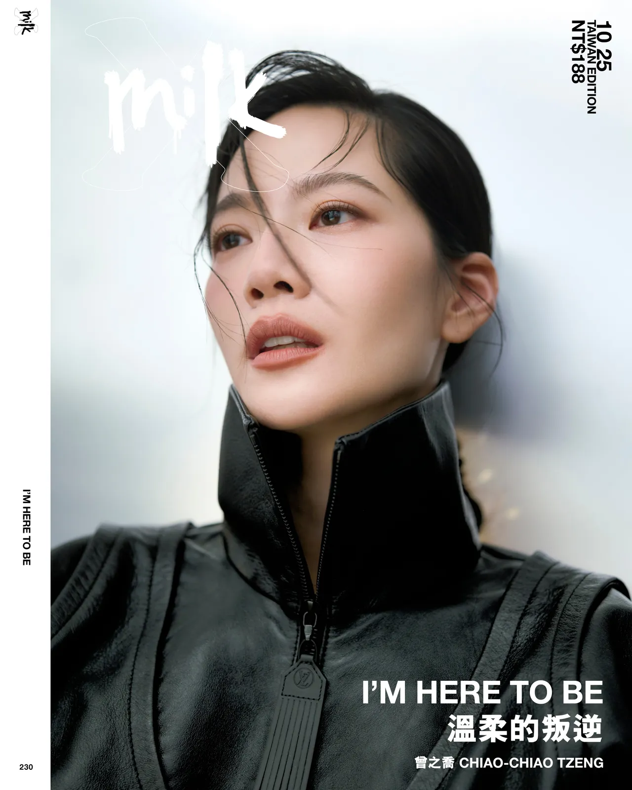 曾之乔拍摄《MilkX》封面。《MilkX》Taiwan提供