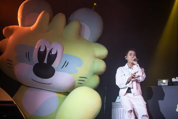 Loco把巨型公仔SCRAPY也搬來台。D-SHOW提供