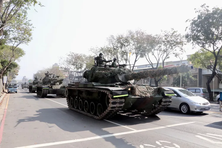 陸軍勇虎戰車。翻攝臉書「中華民國陸軍」