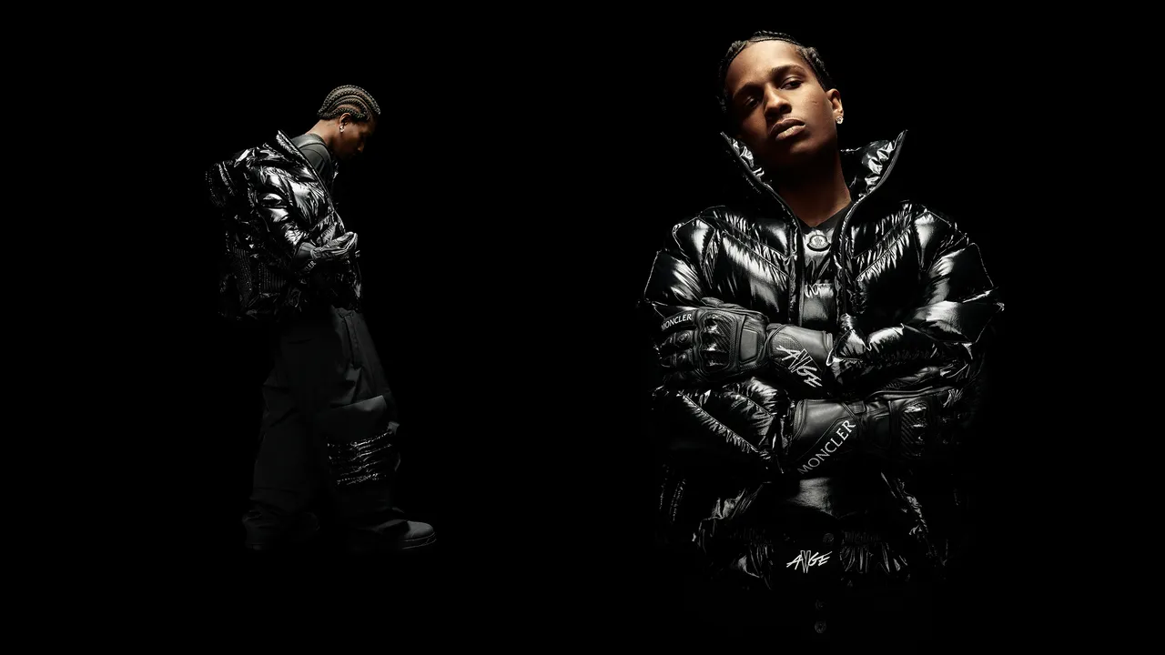 MONCLER与A$AP Rocky推出全新联乘系列。品牌提供