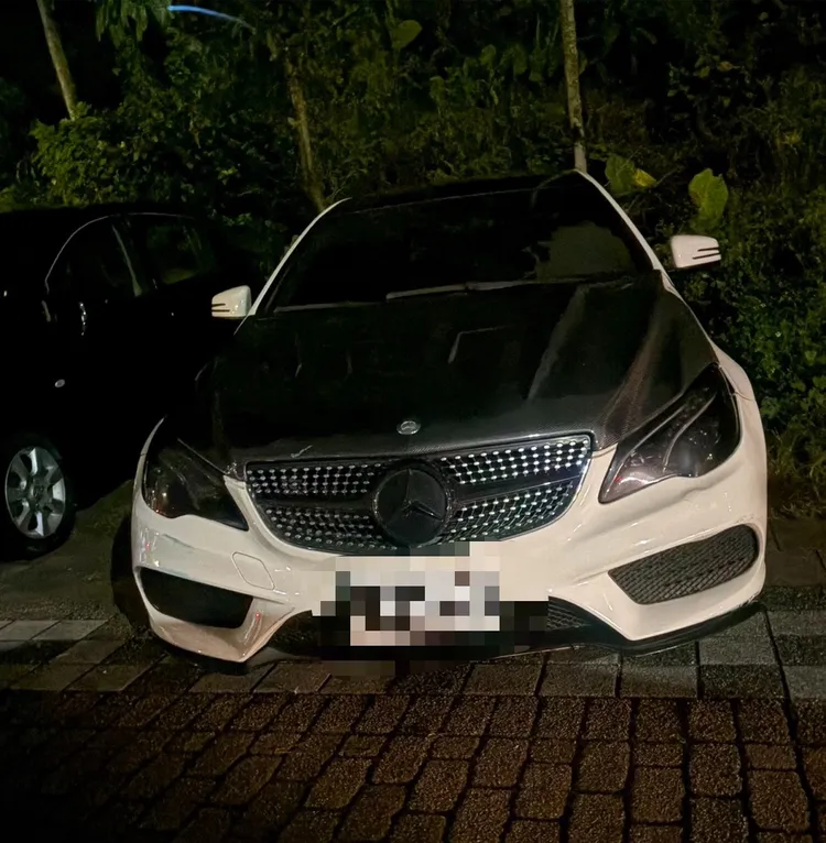 嫌犯殺人後刻意逃到基隆製造斷點，再打給不知情友人開車來接回新北市三重汽車旅館藏匿。翻攝畫面