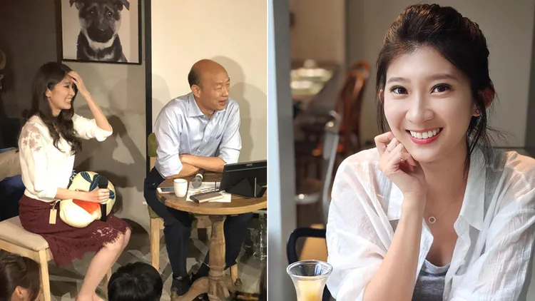 李明璇表示,当年举办「北漂青年与韩国瑜座谈会」,成为她命运的转折点。翻摄自李明璇脸书