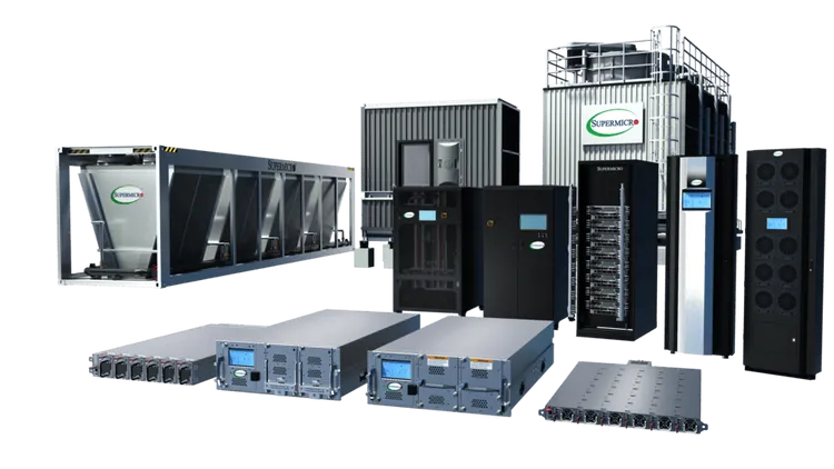 資料中心建構組件解決方案，涵蓋關鍵運算、冷卻設施、管理軟體等服務。Supermicro提供