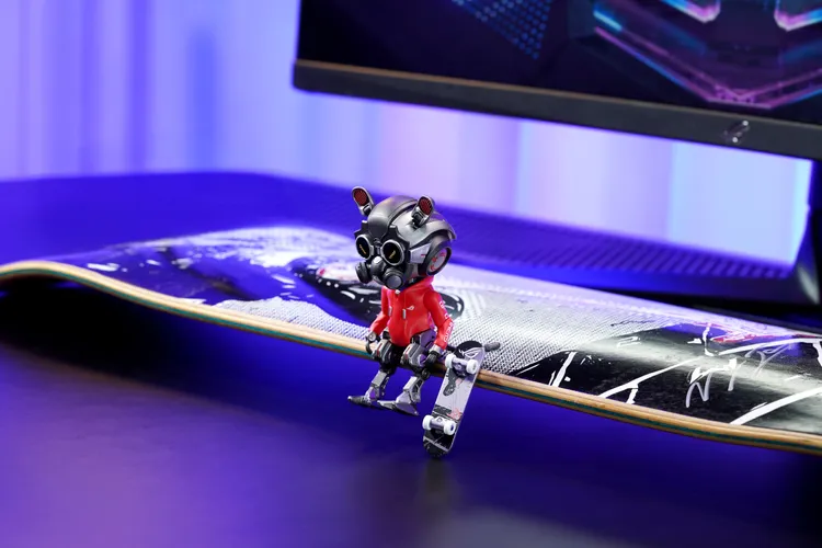 這款10公分收藏級公仔，不只是遊戲象徵，更是一種無懼態度的具象化。ROG提供