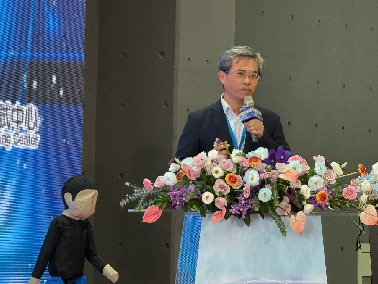 车辆中心总经理廖学隆。吕承哲摄