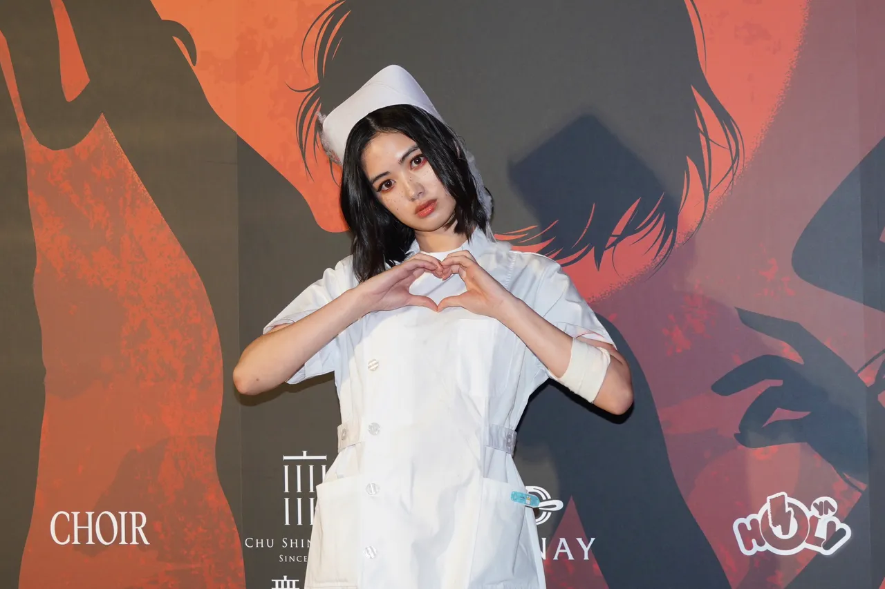 雷嘉汭扮暗黑护士。摄影中心摄