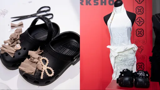 CROCS大玩浪漫前卫风 携台设计师JENN LEE打造荷叶边洞洞鞋