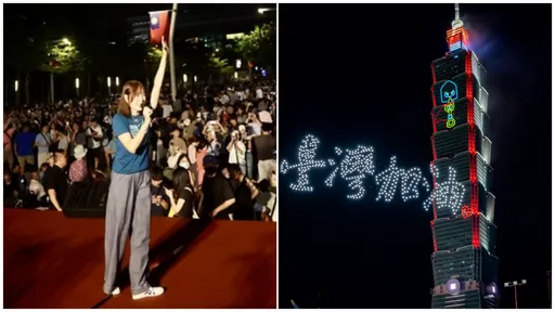 101煙火秀「鏟子超人」被讚爆 賈永婕爆哭:壓力很大!