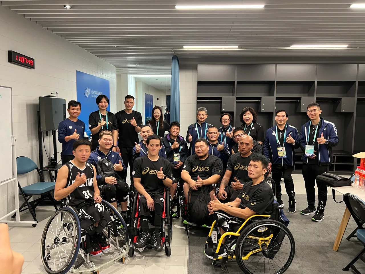 中華輪椅籃球隊備戰2026帕拉運動會。