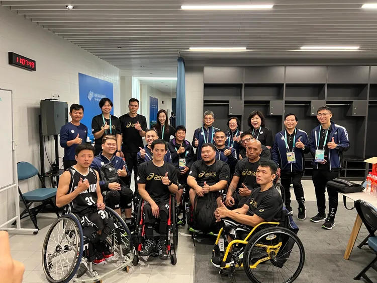 中華輪椅籃球隊備戰2026帕拉運動會。