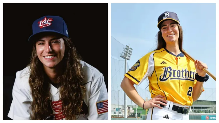 莎菈外型亮麗。   翻攝sarahhhedwards ig、中信兄弟提供