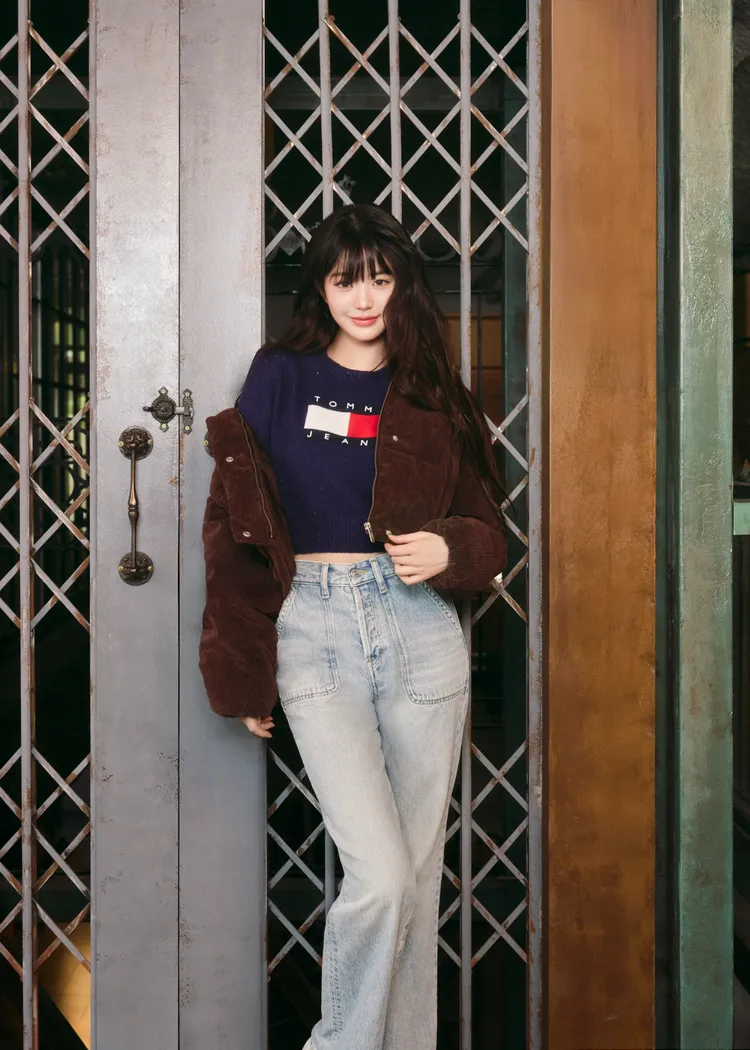 張員瑛曬出超完美的九頭身比例。品牌提供