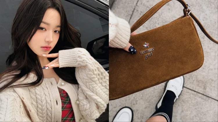 張員瑛的美甲也特別以品牌經典的紅、藍、白三色點綴。品牌提供