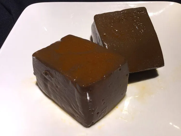 麻神的招牌果凍鴨血。翻攝自麻神臉書