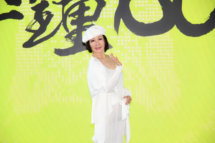 潘迎紫回憶《一代女皇》的拍攝趣事。攝影中心攝