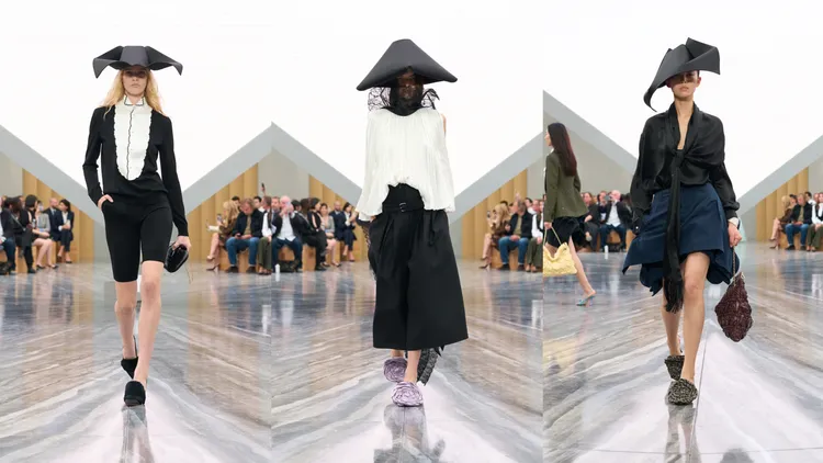 Dior 2026春夏系列的帽子細節，相當耐人玩味。品牌提供