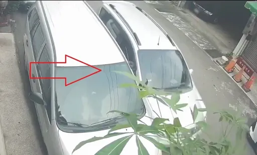 擦撞路邊車輛沒停下查看 男以為小事!警調畫面認肇逃開罰