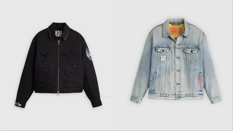 Levi’s® x Toy Story西部夾克外套（左）8900元、Type III丹寧夾克外套（右）4900元。品牌提供