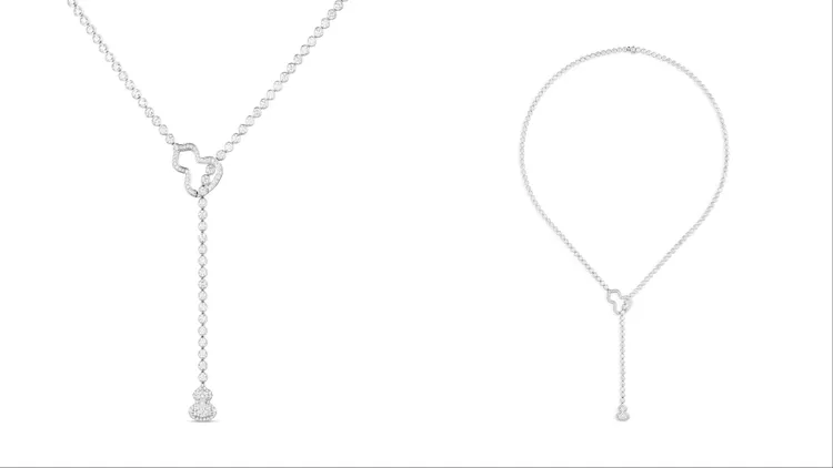 Qeelin Wulu Tie項鍊，138萬3000元。品牌提供