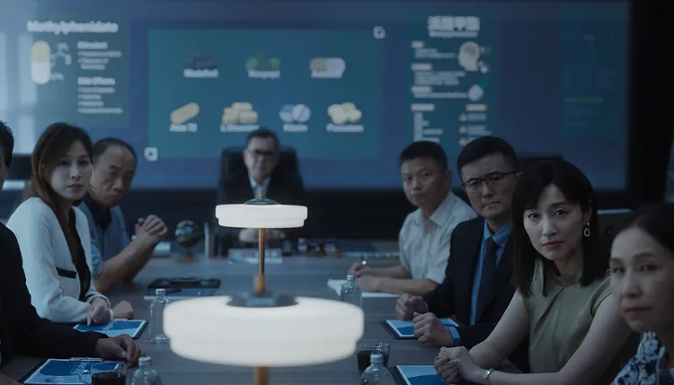 田中千繪(右2)和黃秋生(右5)時隔多年再合作，終於有同場戲。本萃電影提供