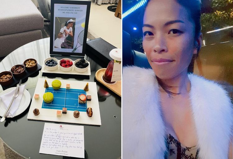 哭笑不得!謝淑薇曝光五星飯店迎賓禮:有想拿香拜一下的感覺