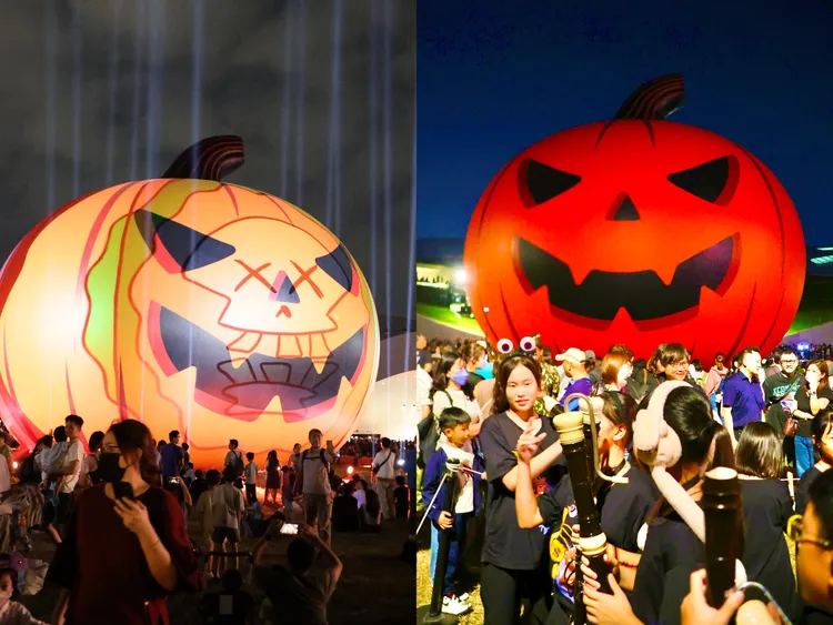「2025高雄萬聖節」來啦!巨型南瓜降臨衛武營 燈光秀超驚艷
