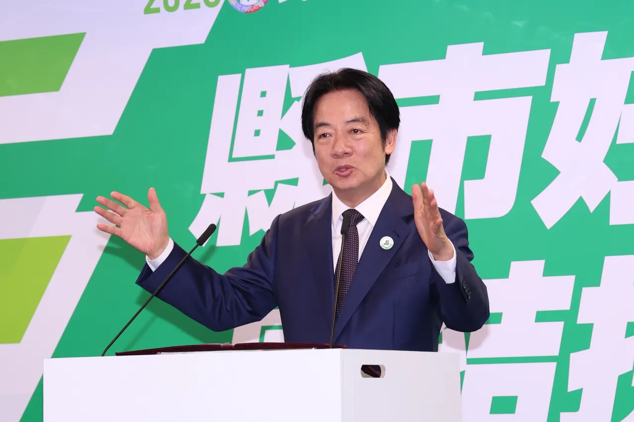 民進黨主席賴清德。莊宗達攝