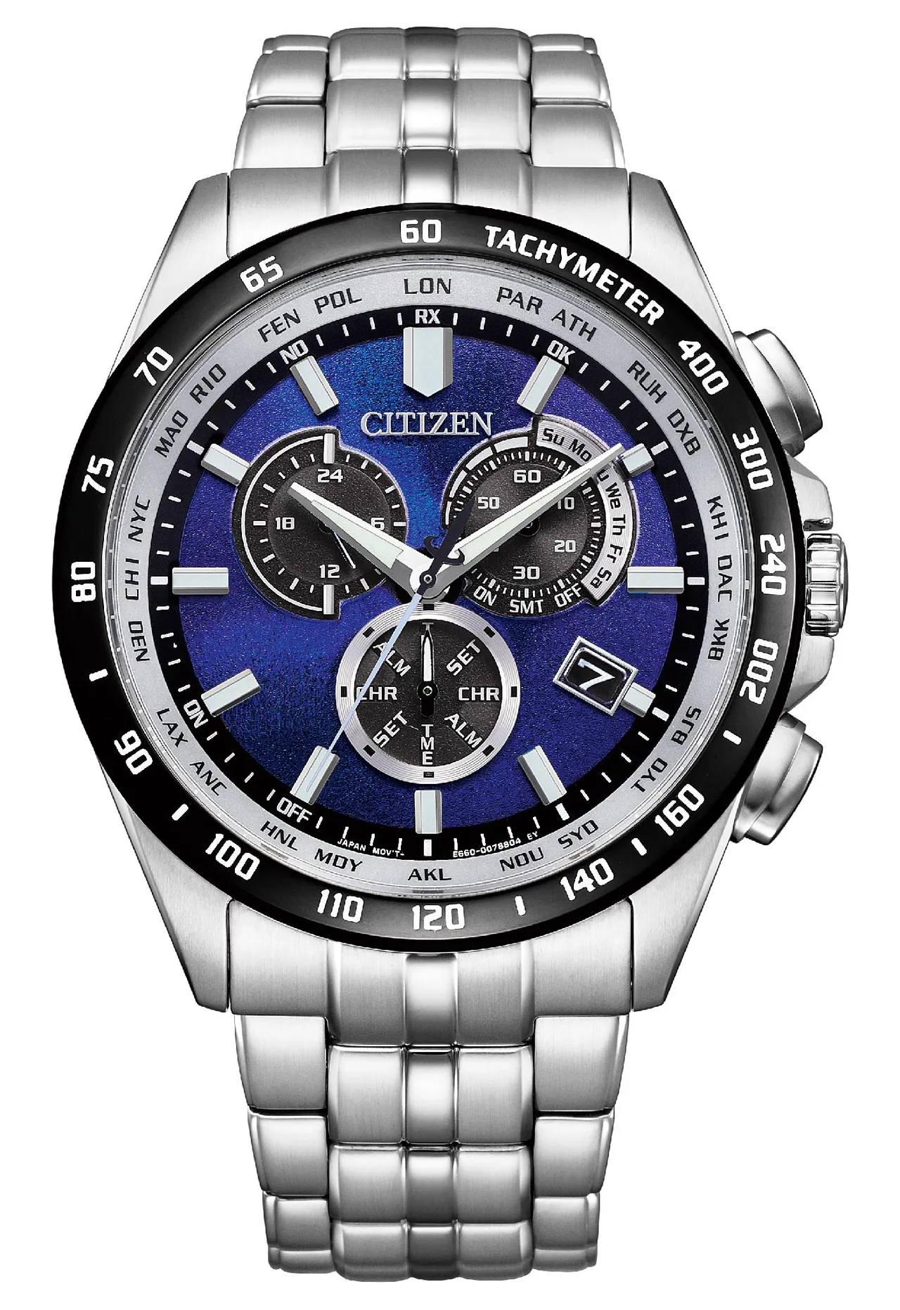 CITIZEN光动能电波时计表CB5874-81L,2万7800元。品牌提供