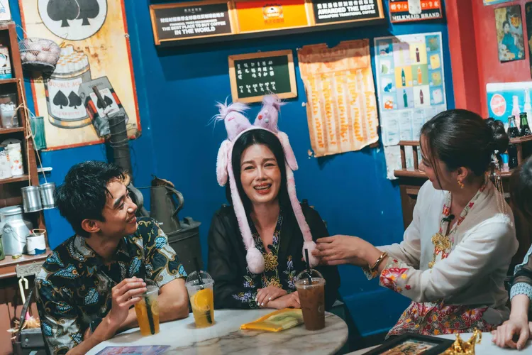 苗可麗感謝觀眾支持，慶幸是旅明星一員。東森綜合台提供