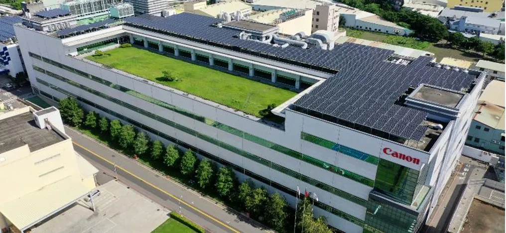 台湾佳能公司设置光电系统。主办单位提供