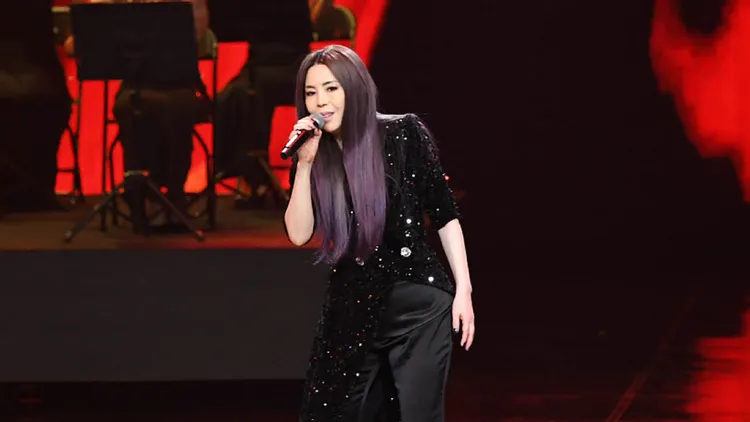 江淑娜闊別多年再次登上舞台獻唱。三立電視提供