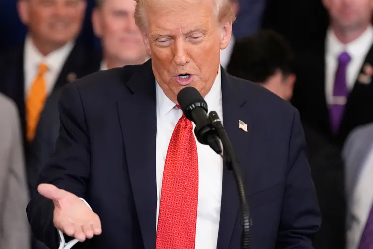 川普稱讚大谷是當今最厲害球員。美聯社