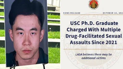 斯文敗類!南加大中國博士生涉下藥性侵多人 面臨8項重罪指控