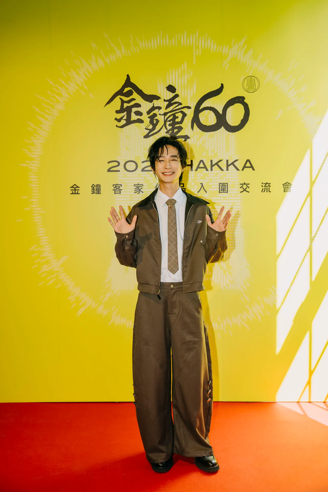黄河获男配入围,大呼「满脸惊喜」。客委会提供
