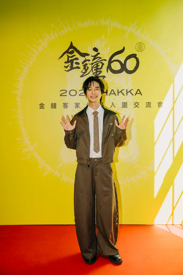 黃河獲男配入圍，大呼「滿臉驚喜」。客委會提供