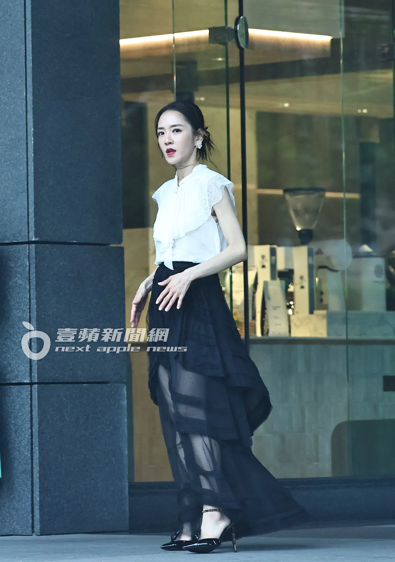 杨千霈恢单表示目前没人追。特勤中心摄