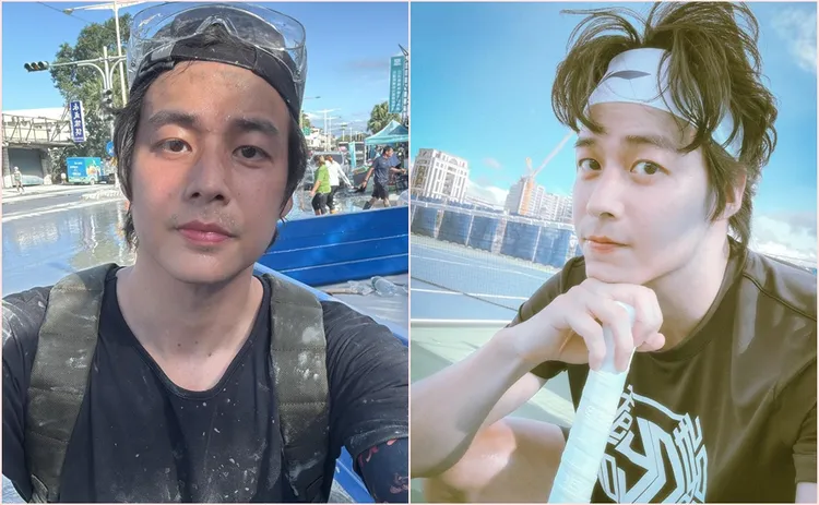 林敬倫分享到花蓮當鏟子超人的注意事項。翻攝自林敬倫臉書