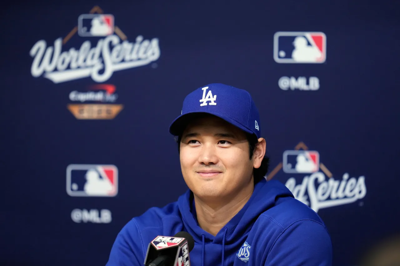 道奇队日本球星大谷翔平。美联社